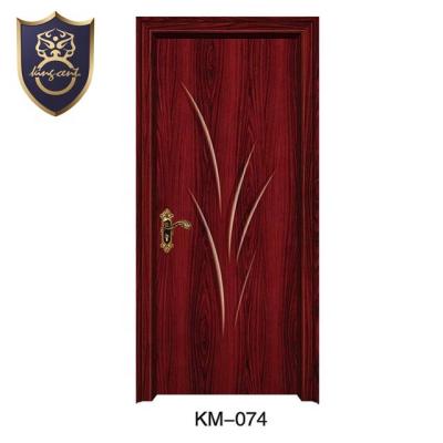 China 6mm MDF Entrance Door Modern Type With PVC Lamination Doors for sale