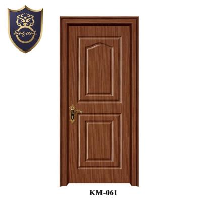 China Modern High Quality PVC Coated Interior MDF Wooden Doors Use For Hotel for sale