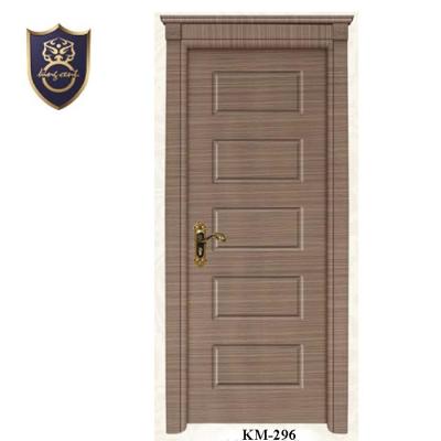 China Lowest Price Modern High Quality Turkish Style PVC Wooden Doors for sale