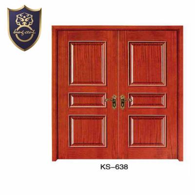 China Modern Most Popular Front Entry Wood Veneer Door for sale