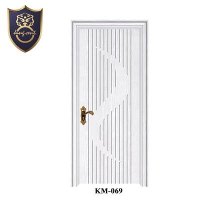 China 2022 Good Modern Wholesale Cheap Price Door MDF Flush Primed Door Veneer Doors Internal Wooden Design Door With Puertas De Madera Glass for sale