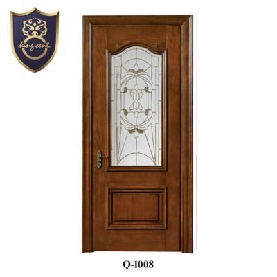 China Kitchen Designs Front Entry Room Contemporary Plywood Glass Doors With Copperlite Glazing for sale