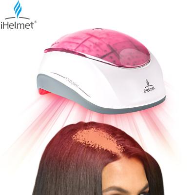 China Hair-Repair Low Level Laser Cap Therapy iHelmet Laser Hair Growth Treatment Laser Bald Cap For Bald Hair for sale