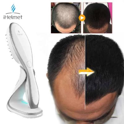 China Hair-Repair Portable Hair Regrowth Laser iHelmet Hair Growth Brush Comfortable Head Massage Handheld Comb for Hair Loss trentment for sale