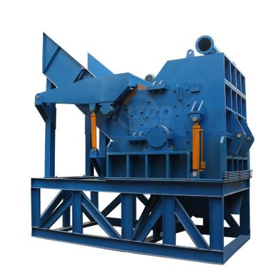 China Scrap Cable Recycling Scrap Aluminum Can Horizontal Hammer Mill Metal Shredder Metal Crusher For Sale for sale