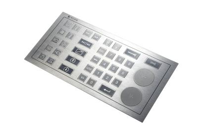 China Multilanguage Metal Numeric Keypad for sale