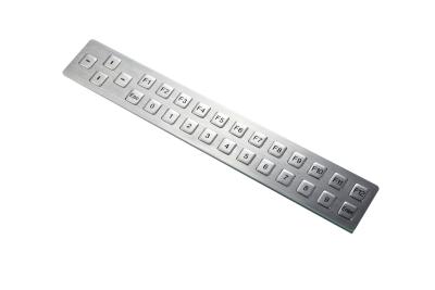 China Customized IP65 Vandal-Proof Metal Numeric Keypad / Buttons For Industrial for sale