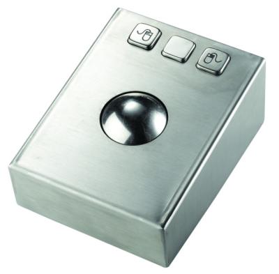 China Precision Stainless Steel Vandalproof Industrial Metal Trackball For Outdoor for sale