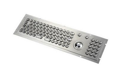 China 85 Keys Compat Format Extra-Long Rugged Stainless Metal Keyboard IP65 for sale