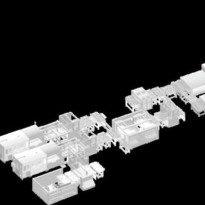 China 50MW Photovoltaic Production line Annual Capacity 25-500MW solar panel maximum power 660w à venda