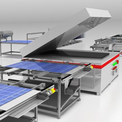 China Full Automatic Solar Panel Manufacturing Line 660w Annual Capacity 25-500MW zu verkaufen