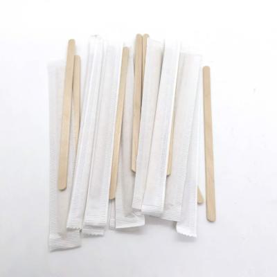 China Sustainable Tea Blender Coffee Sticks Wholesale Promotional Wooden Coffee and Tea Food Grade Tools Eco-Friendly Wooden Stirrers for sale