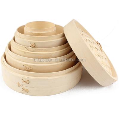 China Logo Different Size Handmade Bamboo made to order wholesale viable and cooking steam food wood for sale