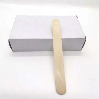 China Wood 6' Disposable Expanded Stamp With Similar Logo Wooden Spatula Stick for sale