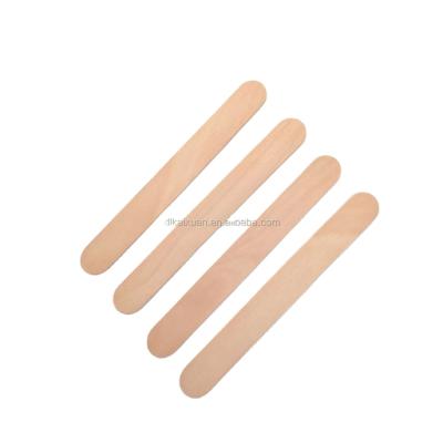 China For Beauty Wax Eco-friendly Disposable Wooden Stick Spatulas Hair Removal Wax Wooden Spatula for sale