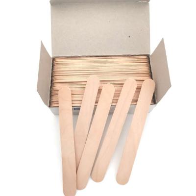 China Cheapest disposable wooden birch wood spatulas wooden stick for sale