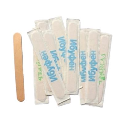 China Disposable Beauty Spatulas Birch Wood Applicator Wooden Spatula for sale