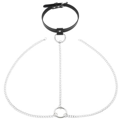 China Hiphop O Ring Chain Body Chain Necklace Connects Waist Chain for sale