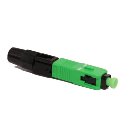 China High quality SC APC /sc UPC high quality quick connector FTTH ftth connector for fiber drop cable for sale