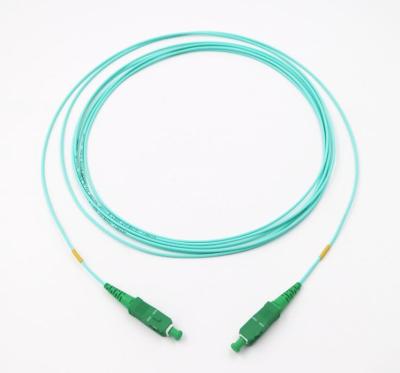 China FTTH FTTH Simplex Aqua SC APC Fiber Optic Patch Cord 1.6mm 2mm 3mm/Cable/Jumper 1.5m 3.5m for sale