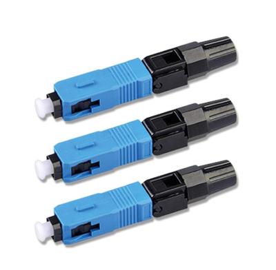 China FTTH SC/UPC/SC/APC ftth fiber optic adapter quick connector for sale