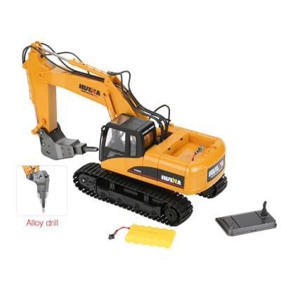 China RC Model 2021 Trending Products Fashion Attractive Design Micro Radio Metal Remote Control RC Excavator Toy for sale