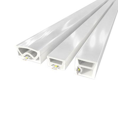 China Flex Tube 120LED/M Recessed Color Change Silicon Linear Strip Neon Strip Silicone Housing Flexible LED Neon for sale