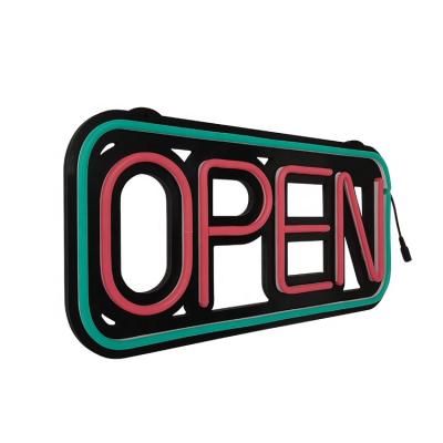 China Shops 12V Led Neon Open Sign Drop Shipping Open Neon Sign for sale