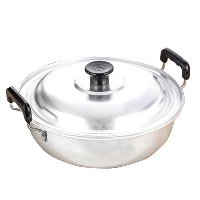 China Simple and fashionable die cast aluminum pot stock pot casserole pan with lid household natural gas dwarf small size uncoated pot for sale