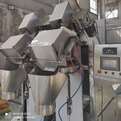 China Food Packaging Machine Onion Net Bag Charcoal Briquette Packing Machine Automatic Weighing Potato Packing Machine for sale