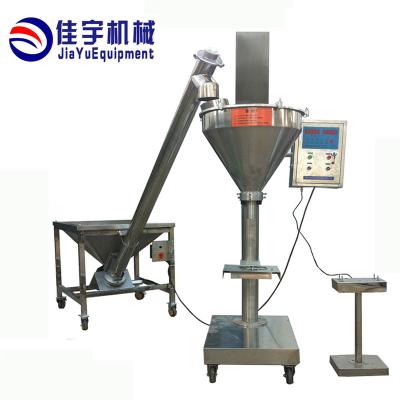 China Food Manual Control Pouch Filling Flour Sachet Packaging Machine Seam Sealing Machine Screw Crane for sale