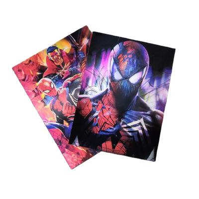 China Japan Shake Poster Spider-Man Motion Anime Poster Lenticular Spider-Man for sale