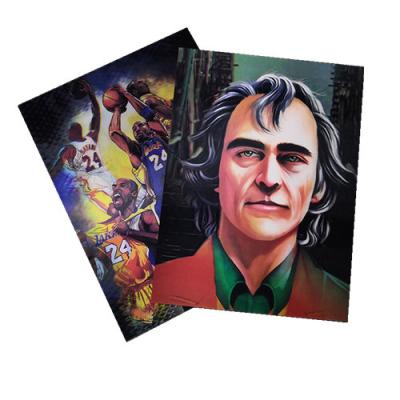 China Joker Japan Lenticular Flip Poster Motion Anime Plastic Poster for sale