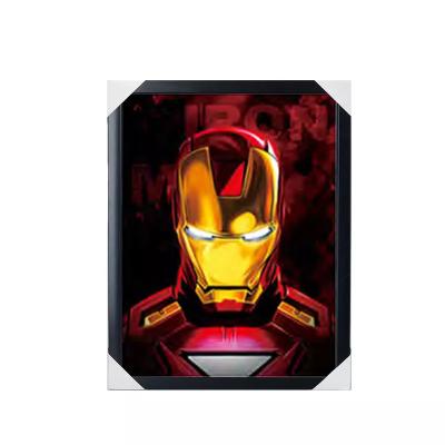 China Iron Man Japan Anime Wall Posters Iron Man 3D Effect Wall Picture For Home Decoration for sale