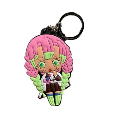 China Wholesale Custom Soft Rubber Soft Cute Anime Figure Movie Figure Cartoon Silicone 3D Silicone 3D Gift Key Chain Low MOQ Key Chain for sale