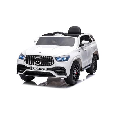 China Durable/Safe Rechargeable Kids Electric RC Car MP3 Music Player/Car For Children Licensed Mercedes-Benz WDW166 M-Class for sale