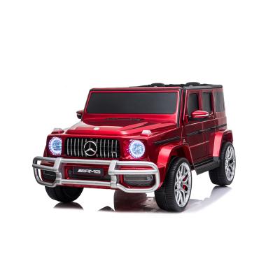 China Music 2020 New Model Big Size Mercedes Benz G63 AMG LED Headlights And Ride On Toy Car for sale