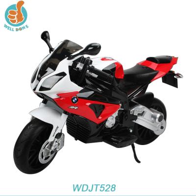 China LED Headlights and Music WDJT528 Licensed BMW S1000RR Kids Automobile, Eva Wheel, Head Start, with Music and Led Lights for sale