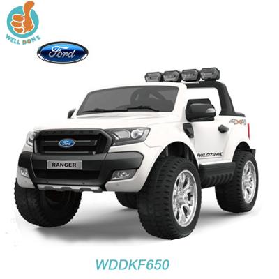 China Ride On Toy WDDKF650 New Ford Licensed Pick Up Car Open Door 24V 4 MOTORS Have Music And Radio for sale