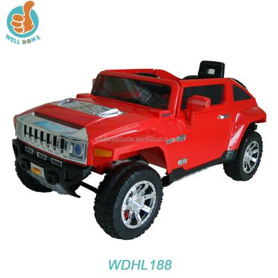 China Ride On Toy WDHL188 Strong License Car Baby Car, Plastic And Paint Color Optional Electric Car, Ride On Car Hummer HX for sale