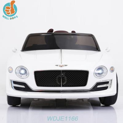 China New Design B Music WDJE1166 Children's Electric LED Headlights Car Licensed Model For Driving for sale