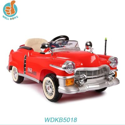 China Ride On Toy Classic Design Car Led Lighting Wholesale HS Code Battery Best Quality Ride On Car WDKB5018 for sale