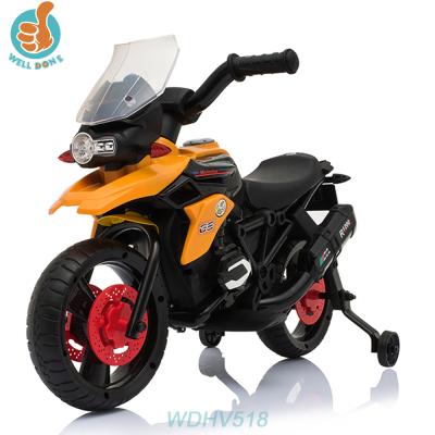 China Ride on Toy WDHV518 Newest Model Kids Mini Electric Automatic Motorcycle Scooter Toy for sale