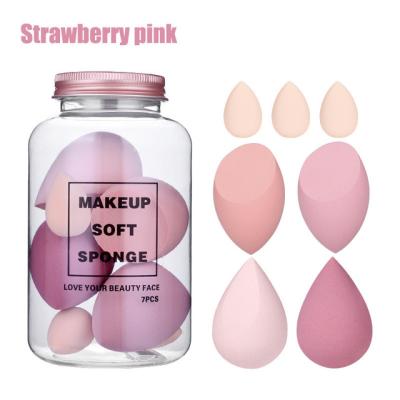 China Discolor Makeup Sponge New Beauty Sponges Set Basic Reusable Free Rose Latex Cute Makeup Sponge for sale