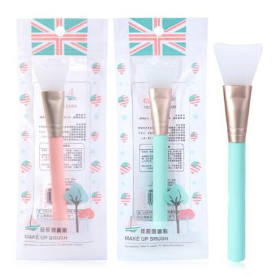 China New Style Soft Stand Face Skin Care Mask Brush Cleaner Cosmetic Silicone Makeup Brush for sale