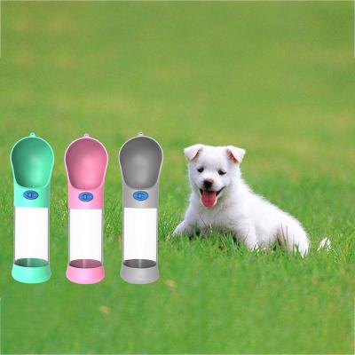 China Sustainable Durable Portable Outdoor Dog Driver Drinking Cup Travel Pet Plastic Water Bottle for sale