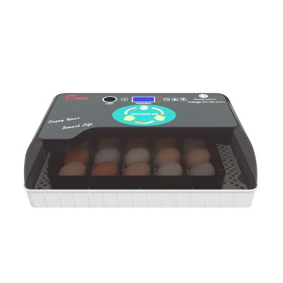 China 20 function chicken incubadoras egg incubator home use new LED light egg candler small automatic for sale