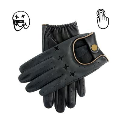 China Cheap Sheepskin Training Leather Gloves Hole Gloves No Liner Gloves Men for sale