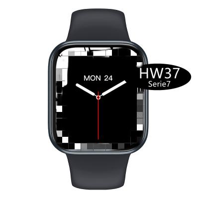 China Smartwatch HW37, 2021 serie 7 pro 6 charging smart touch screen watch z36 IWO Wearfit radio with game I watch 7 for sale