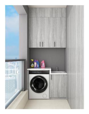 China (Other) Adjustable Modern Luxury Elegant Style Customized Waterproof Aluminum Laundry Cabinet Balcony Ten Year Warranty for sale